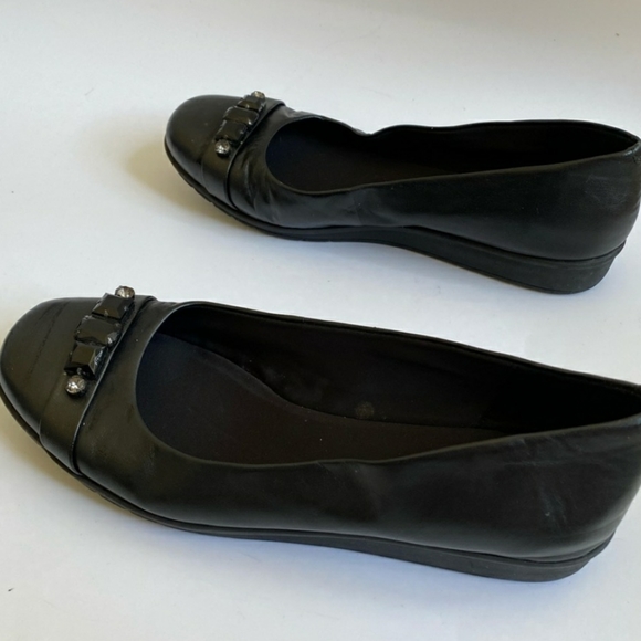 9 EASY SPIRIT E360 ballet flats shoes bejeweled - Picture 2 of 5